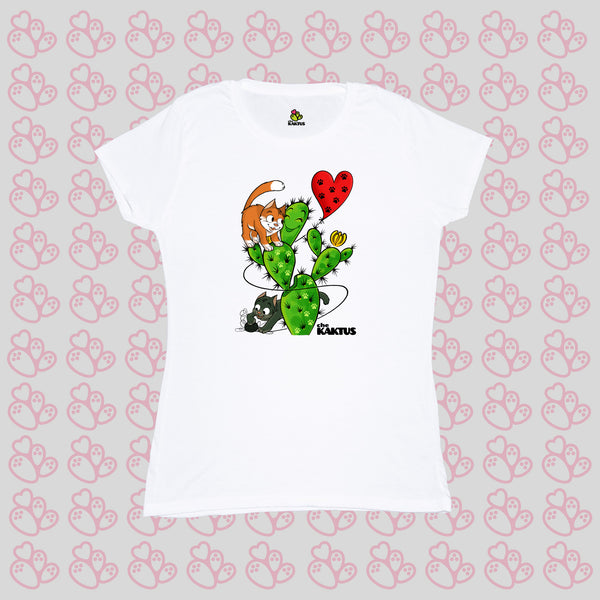 T-SHIRT GATTO DONNA