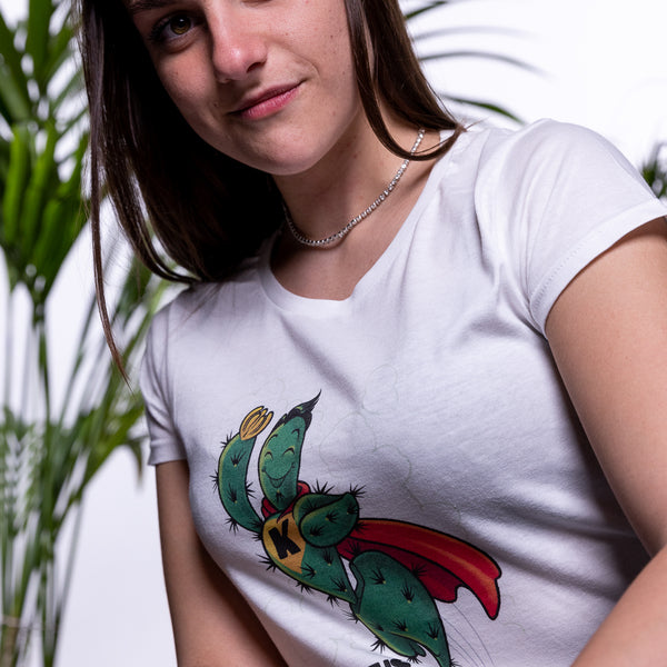 T-SHIRT DONNA  SUPER KAKTUS