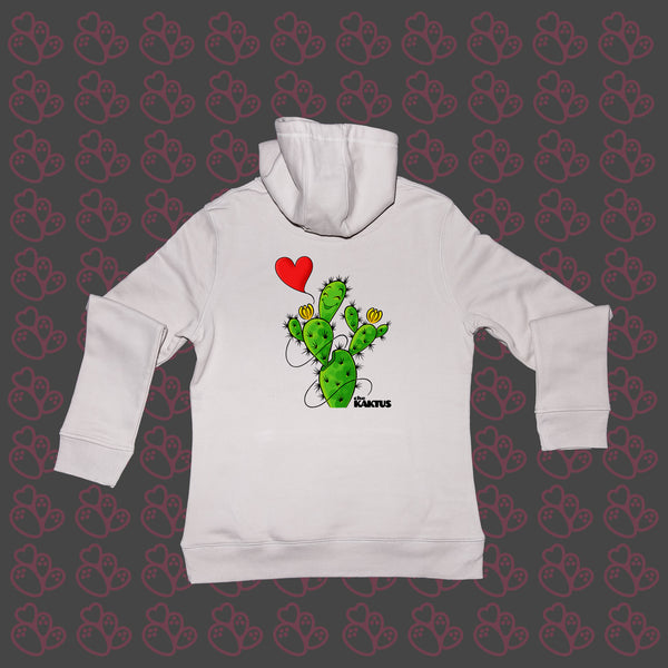 FELPA CAPPUCCIO CUORE DONNA