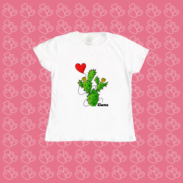 T-SHIRT CUORE BAMBINA