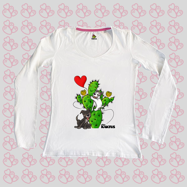 T-SHIRT MANICA LUNGA CANE