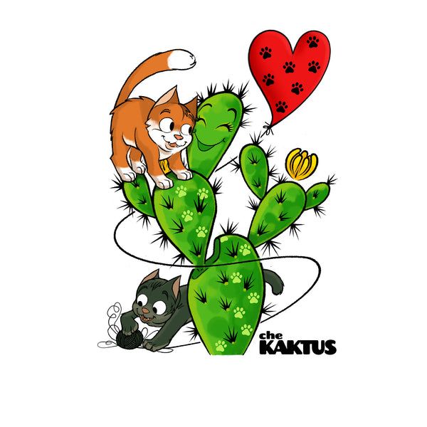 T-SHIRT GATTO BAMBINA